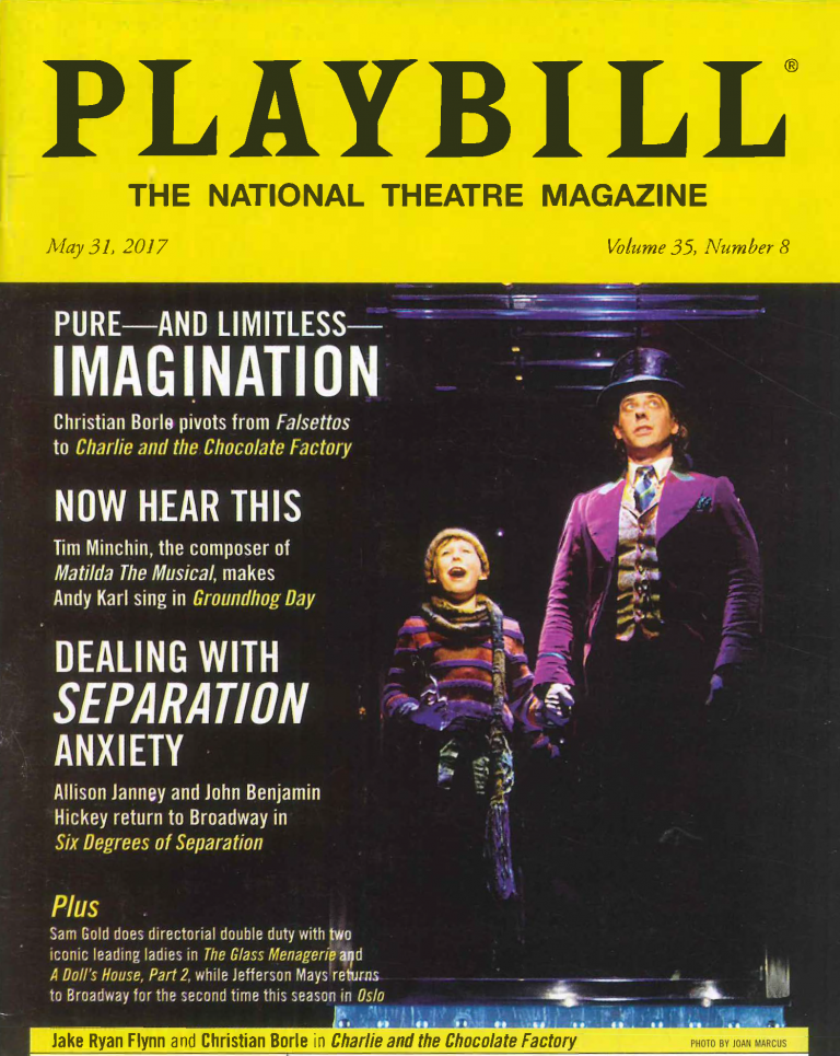 Playbill in the library! Beyond The Wall